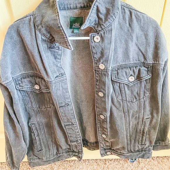 target black jean jacket